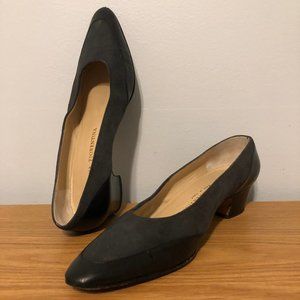 Silvia Fiorentina Suede and Leather Heels 7.5